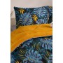 ETE HOMETEX ÇİFT KİŞİLİK LÜX WELSOFT YORGAN SETİ 195X215CM MONESTERA HARDAL 8696474231954